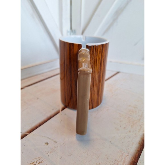 Brown and Silver Saw Shaped Coffee Mug Holds 14 Ounces One Hundred 80 Degrees - Picture 2 of 10